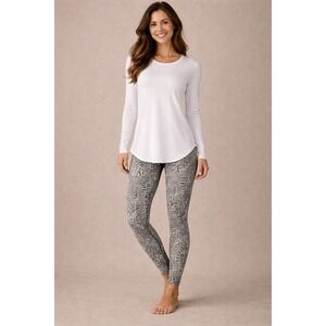 Nike Dri Fit Leggings Size Medium Animal Print Gym Athletic Athlesiure